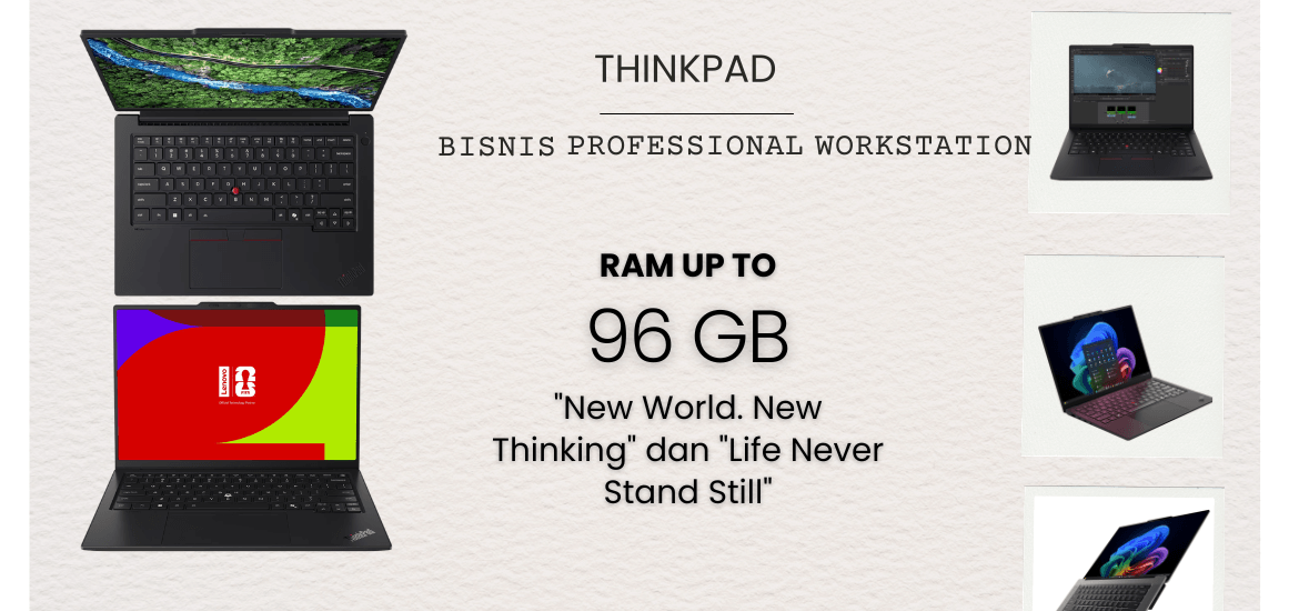 Lenovo ThinkPad dari CK Computer, Toko Resmi Laptop Lenovo Denpasar Bali